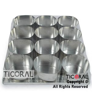 CORTANTE C 1132 SET MINI TORTA OVALADO 12 x 1